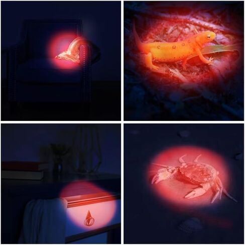 100 Pack Ultra Bright Red LED Keychain Flashlight, Mini Red Light Red Keychain Flashlight for Night Observation in Saudi Arabia