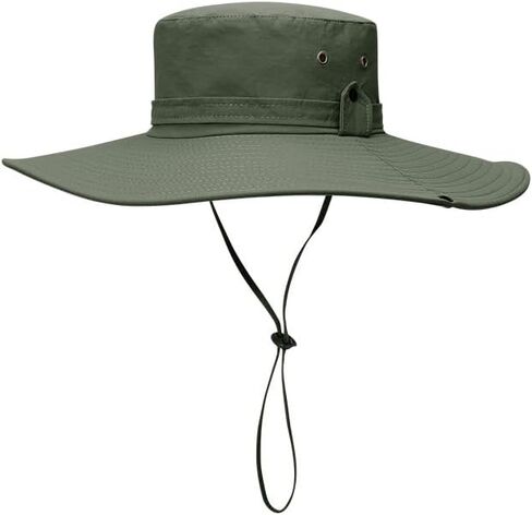 Waterproof Fishing Hat 12CM Wide Brim Sun Hat for Women Mens Packable Bucket hat- UPF 50 for Outdoor Gardening Beach Hats in Saudi Arabia