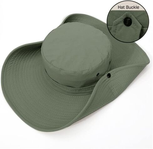 Waterproof Fishing Hat 12CM Wide Brim Sun Hat for Women Mens Packable Bucket hat- UPF 50 for Outdoor Gardening Beach Hats in Saudi Arabia