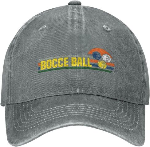 Bocce Balls Lover Hat Hat Bocce Balls Hat for Men Baseball Cap with Design Hat in Kuwait