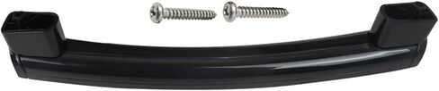 WB15X10278 Black Microwave Oven Door Handle 261300714902 3025557 PS8754175 for GE Hotpoint JNM3161MF2SA JNM3161MF2SA JNM3161MF4SA JNM3161MF4SA JNM3161MF4SA JNM3161RF1SS in Kuwait