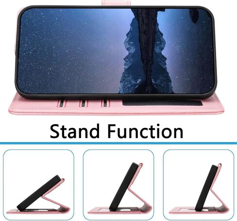 Wallet Case for Samsung Galaxy A32 5G, [RFID Blocking] 3 Card Holder Stand [Shockproof TPU Interior Case] PU Leather Magnetic Protective Flip Case for Galaxy A32 5G, Black YBW in Saudi Arabia