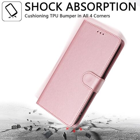Wallet Case for Samsung Galaxy A32 5G, [RFID Blocking] 3 Card Holder Stand [Shockproof TPU Interior Case] PU Leather Magnetic Protective Flip Case for Galaxy A32 5G, Black YBW in Saudi Arabia