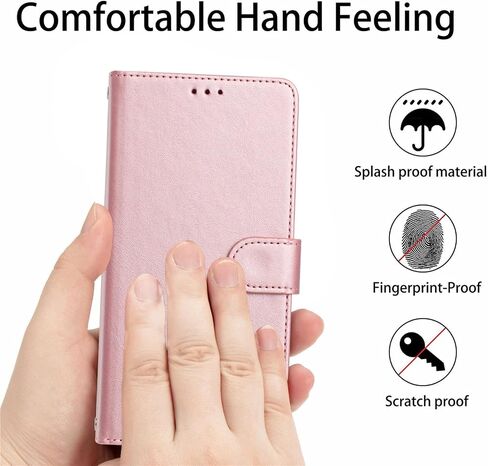 Wallet Case for Samsung Galaxy A32 5G, [RFID Blocking] 3 Card Holder Stand [Shockproof TPU Interior Case] PU Leather Magnetic Protective Flip Case for Galaxy A32 5G, Black YBW in Saudi Arabia