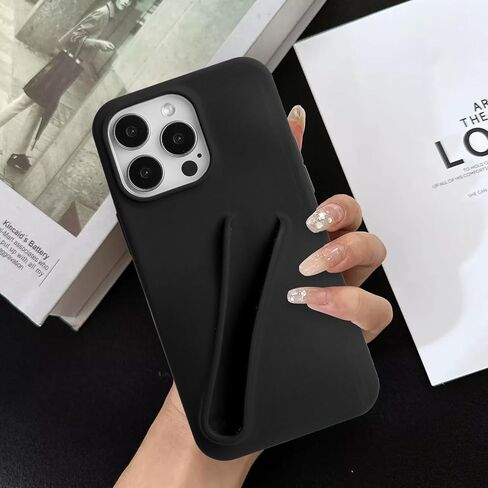 Lip Gloss Phone Case for iPhone 13 Pro Max for Women Girls Protective Silicone Shockproof Slim Funny Cute Phone Case Compatible with iPhone 13 Pro Max（Blue） in Saudi Arabia