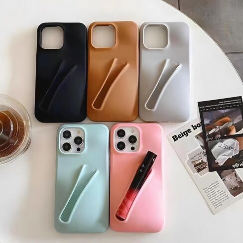 Lip Gloss Phone Case for iPhone 13 Pro Max for Women Girls Protective Silicone Shockproof Slim Funny Cute Phone Case Compatible with iPhone 13 Pro Max（Blue） in Saudi Arabia