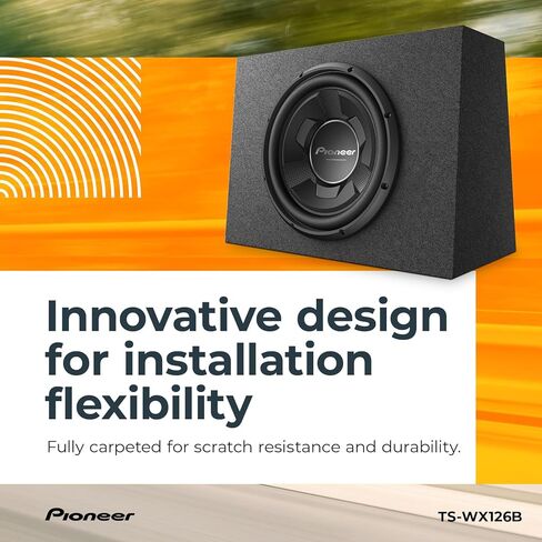 مضخم صوت سلبي مدمج ومحمَّل مسبقًا مقاس 12 بوصة TS-WX126B من بايونير، قوة قصوى 1300 واط in Kuwait