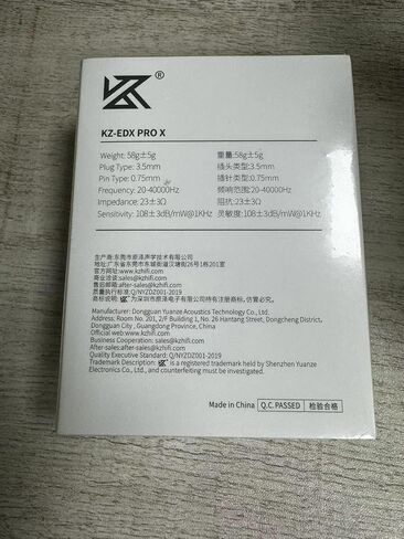 سماعات أذن KZ EDX Pro X، سماعات هاي فاي IEM، صوت جهير عميق داخل الأذن مع كابل قابل للفصل، لمطربين دي جي الصوتي in Saudi Arabia