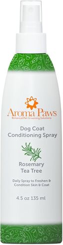 Dog Coat Conditioning Spray - Pet-Friendly Detangler Spray with Natural Essential Oils for Dogs - Daily Dog Spray to Eliminate Odors and Knots - Geranium Sage 4.5 oz. in Saudi Arabia