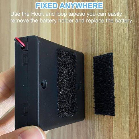 3 حامل بطاريات AA، حزمة بطارية USB 4.5-5 فولت للأضواء، حامل صندوق علبة بطارية AA مع مفتاح تشغيل/إيقاف - عبوتان (أسود) in Kuwait