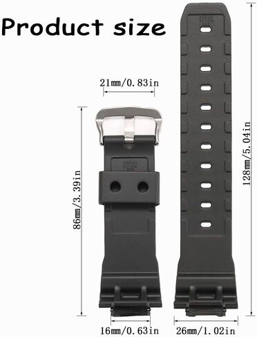 سوار بديل من الراتنج متوافق مع حزام ساعة Caiso DW-9052 DW6900 GW6900 DW-004C الرياضي للرجال من المطاط المقاوم للماء in Kuwait