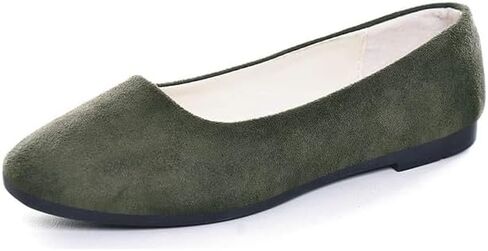 Padgene Women's Casual Pointed Toe Bowknot Ballet Flats, Ladies Ballerina Flats Girls Fashionable Ballet Pumps Dolly Shoes Womens Stylish Comfy Office Driving Flat Shoes Slip On Loafers in Saudi Arabia