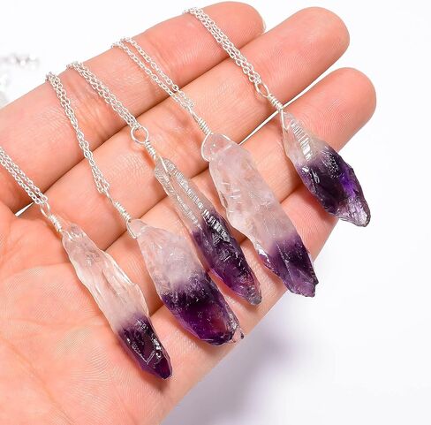 Raw Rough Green Fluorite Gemstone Pendant, Handmade Necklace, Healing Stone, Natural Chakra Crystal, 925 Sterling Silver 18 inch, Anniversary Women, Jewelry in Saudi Arabia