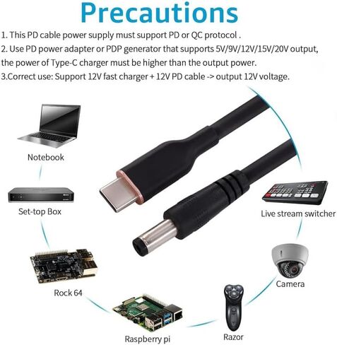 (2pack) 5.5x2.1mm to 5.5x2.5mm DC Adapter Male to Female, Support 5V 12V 20V DC Adapter Made for Car Refrigerator, Asus Laptops, Router, Thermal Printer, Starlink Mini in Kuwait