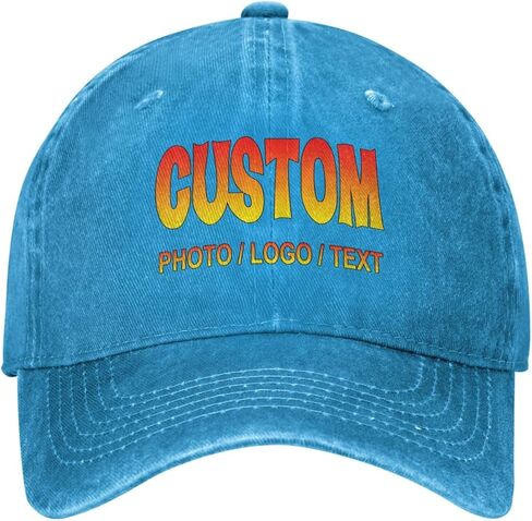 Custom Baseball Cap Personalized Adjustable Soft Cotton Cowboy Hat Dad Hats Gifts for Men & Women in Saudi Arabia