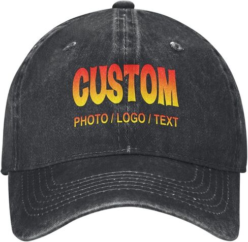 Custom Baseball Cap Personalized Adjustable Soft Cotton Cowboy Hat Dad Hats Gifts for Men & Women in Saudi Arabia