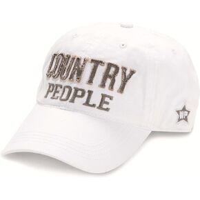 Pavilion Gift Company Country People Adjustable Strap Cap