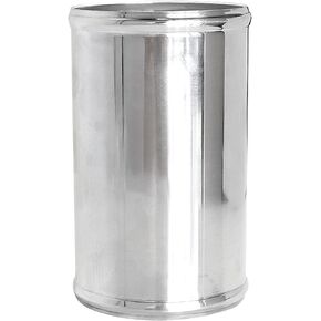 OD 2"(51mm), Length 6" (152mm) Aluminum Pipe Intake Adapter, 2" Exhaust Tube Joiners Straight Piping Universal Air Turbo Intercooler Tubing Connector