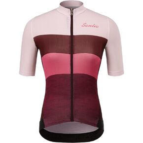 Santic Cycling Jersey Women Mountain Bike Jersey Bike Short Sleeve Shirts Women with Pockets,UPF50+,Breathable