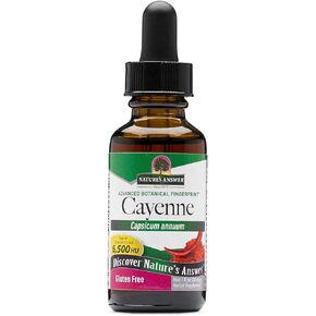 Nature's Answer Cayenne Fruit Extract | Helps Promote Digestive Health | High Potentcy Made with Organic Alcohol | Vegan, Gluten-Free, Non-GMO & Kosher Certified 1oz