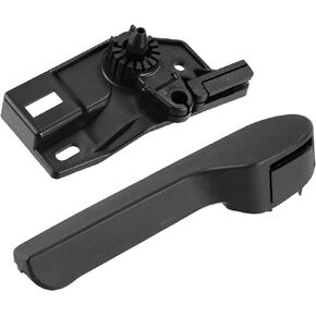 X AUTOHAUX 1 Set Hood Latch Release Handle Bracket Assembly 1KD823633A 1J1823633A for Volkswagen Golf Jetta Beetle 1999-2005