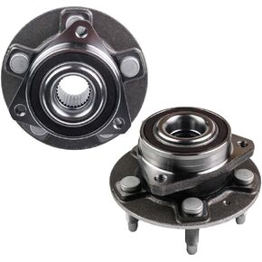 Autoround 513288 Pair Wheel Bearing and Hub Assembly Compatible with Chevy Impala/Malibu/Equinox, GMC Terrain, Cadillac CTS/XTS, Buick Regal/Lacrosse, Saab 9-5, 5 Lug Fit Front or Rear