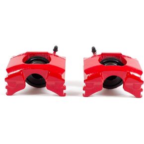 Power Stop Front S4196 Pair of High-Temp Red Powder Coated Calipers