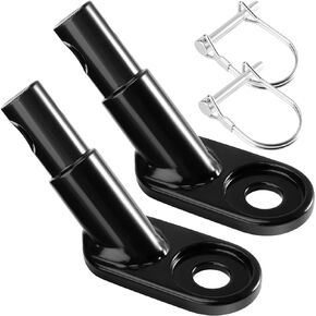 2 Pcs Bike Trailer Hitch Connector Bike Trailer Hitch Coupler Attachments Metal Instep Bike Trailer Coupler for Bike Trailer Instep Bike Pets Kids Stroller
