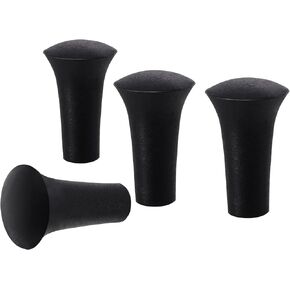 iSaddle Rubber Cap for X-Grip Mount Holder Compatible with RAM Bicycle Motorcycle Phone Holder Stand - Non-Slip Phone Mount Bracket Cap Replacement for X-Grip Rubber Cap RAP-UN-CAP-4U (4PCS Black)