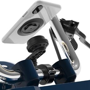 Bike Phone Mount,Motorcycle Phone Holder with Universal Adapter,Out Front Bicycle Handlebar Mount for Mountain Road EBike,Scooter,Moto,MTB,Quick Release Attach/Detach-Black【Series C - 1st Gen】 in Saudi Arabia