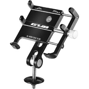 جذع حامل هاتف للدراجة من الألومنيوم من GUB - حامل سماعة رأس للهاتف للدراجة يناسب شوكة 1-1/8 بوصة 28.6 مم، حامل الهاتف الخلوي للدراجة Road Mountain MTB لهاتف iPhone 14 13 12 Pro Max وجميع هواتف GPS مقاس 3.5-7 بوصة in Kuwait