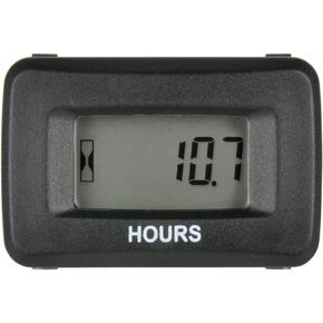 Runleader Digital LCD Hour Meter Kit,AC/DC 5V to 277V,Use for ZTR Lawn Mower Tractor Generator Golf cart Club car Scrubber Marine ATV Motor Compressor and Gas Powered Equipment (1)