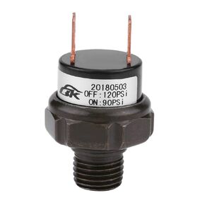Aramox 12V General Motors Air Compressor Switch Air Pressure Control Switch Automatic Pressure Switch (90-120PSI)