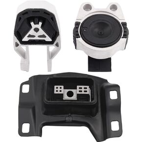 Engine Motor and Transmission Mount Kit Compatible with 2012 2013 2014 2015 2016 2017 2018 Focus L4 2.0L OE 5S4Z6038AA CV6Z6068A AV6Z6068A 5S4Z6038BA 5S4Z6038BB 5S4Z6038CA A5312 A5520 A5612 Set of 3