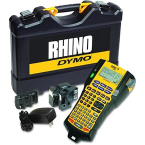 DYMO Industrial Label Maker | Rhino 5200 Label Maker, Time-Saving Hot Keys, Prints Fast, Durable Label Maker For Job Sites and Heavy-Duty Labeling Jobs