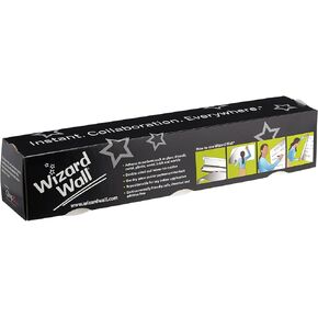 سبورة بيضاء فورية من Wizard Wall®، سطح قابل للمسح الجاف وقابل لإعادة تعيين موضعه، لفة مقاس 27.5 بوصة × 40 بوصة in Kuwait