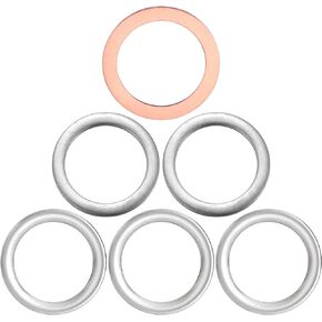 Differential and Transmission Drain Plug Crush Washers Gaskets Compatible with 4Runner T acoma T undra FJ Cruiser Land Cruiser, Replacement for The Part# 12157-10010 90430-24003 90430-18008