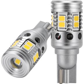 921 LED Reverse Light Bulb Back Up Lamp Super Bright 912 Automotive Car W16W Pickup Truck 6000K White Can-bus Error Free T15 Plug and Play Replacement T16 DC12V 3200Lumens (Pack of 2)