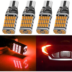 Beypovk 4 قطع مصابيح LED عكسية فائقة السطوع 921، شرائح خالية من الأخطاء 45SMD-4014، مصابيح 921 912 906 W16W T15 LED لشاحنة السيارة الاحتياطية (أبيض) in Kuwait