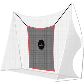Golf Hitting Net Heavy Duty Golf Practice Net for Backyard Driving Golf Net with High Impact Chipping Hitting Target Golf Driving Practice Net Include Carry Bag Golf Balls for Indoor Outdoor