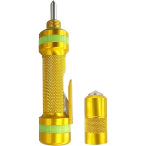 Allelic Window Breaker, Glass Breaker, Window Breaker Seatbelt Cutter, Spring Loaded Window Breaker for Land & Underwater (Blue)