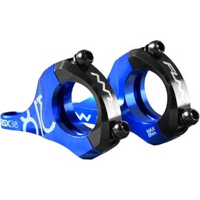 Funn RSX Mountain Bike جذع دراجة مثبت مباشرة مع مشبك شريط 31.8 مم، قطعتين تصميم منفصل خفيف الوزن لشوك التاج المزدوج، امتداد قابل للتعديل 45-50 مم