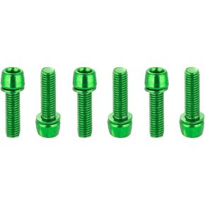 CNC Bike Stem Bolts，Stem Bolts for BMX/MTB/Road Bike with Washers（Red/Blue/Orange/Green/Rainbow）