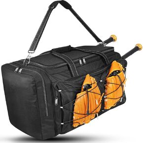 MATEIN Baseball Bag, Extra Large Catchers Gear Bag for Baseball Equipment, with Vented Shoes Compartment, Men Softball Bag for Baseball Bat, Baseball Duffle Bag Batting Mitten, Teeball Gear, Helmet
