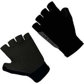 Cycling Mitts | Fingerless Bike Gloves | Padded, Mesh Construction, Pull Tabs | Black