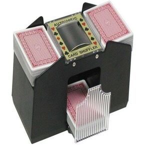ماكينة خلط البطاقات الأوتوماتيكية - موزع بطاقات لعب مكون من 6 طوابق يعمل بالبطارية - ملحقات ليلة الألعاب والكازينو من Trademark Poker in Kuwait