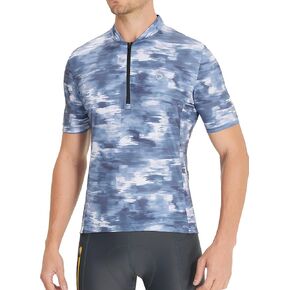 BALEAF Men's Cycling Jersey Short Sleeve Half Zip Bike Shirts Road Biking Tops 4 Rear Pockets UPF 50+