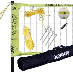 Park & Sun Sports Tournament Flex 1000: Portable Outdoor Volleyball Net System