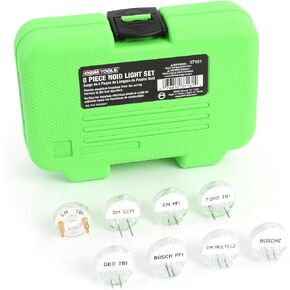 OEMTOOLS 37161 Noid Light Set, 8-Piece, Diagnose Issues in Any Automobile’s Ignition or Fuel Injection Systems, Work with Nearly Every Modern Car, Mechanics’ Tools, Come with Carrying Case