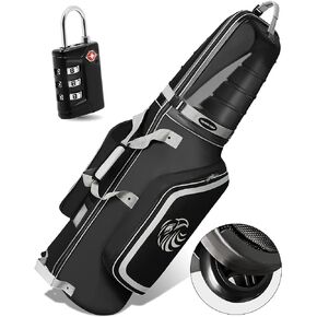 Yamato Golf Travel Bag Abs Hard Shell Top Golf Travel Case for Golf Clubs, Airlines, Luggag Travel Bags with Wheels Free TSA-Approved Lock,Perfect Golf Gift for Golfer